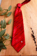 Krawatte rot Satin