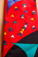 80s Krawatte schwarz bunt