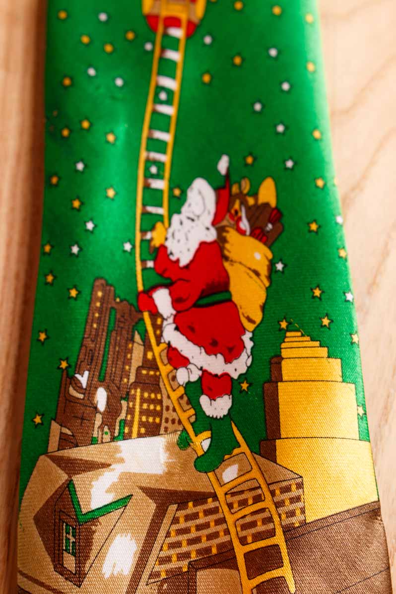 Weihnachts Krawatte grün