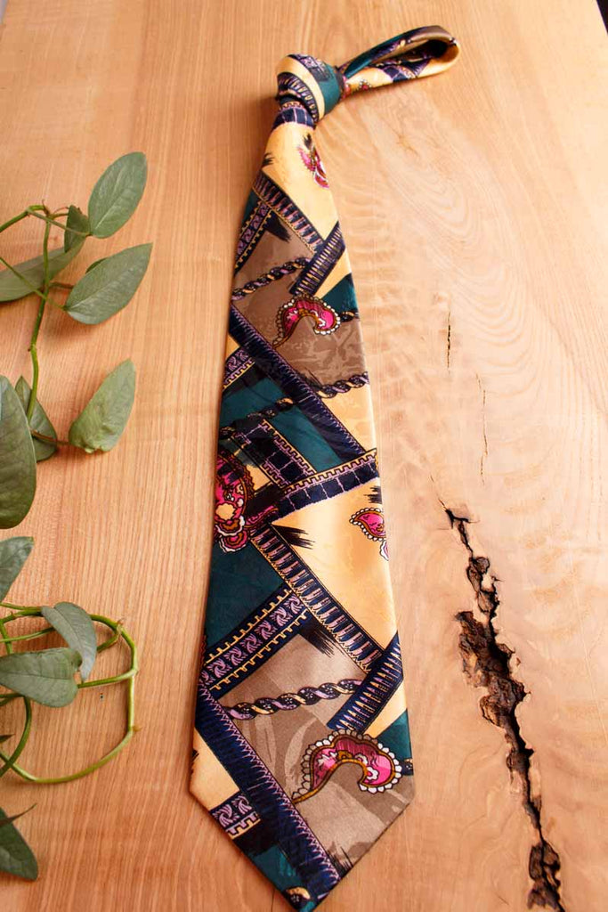 70s Pegasus Schlips Paisley