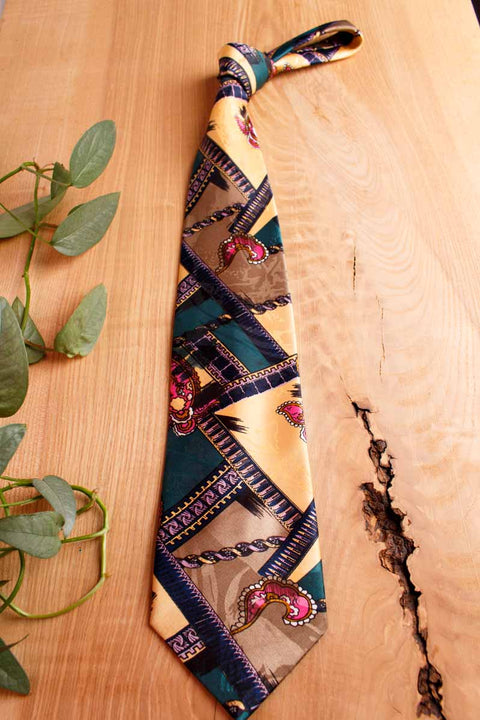 70s Pegasus Schlips Paisley