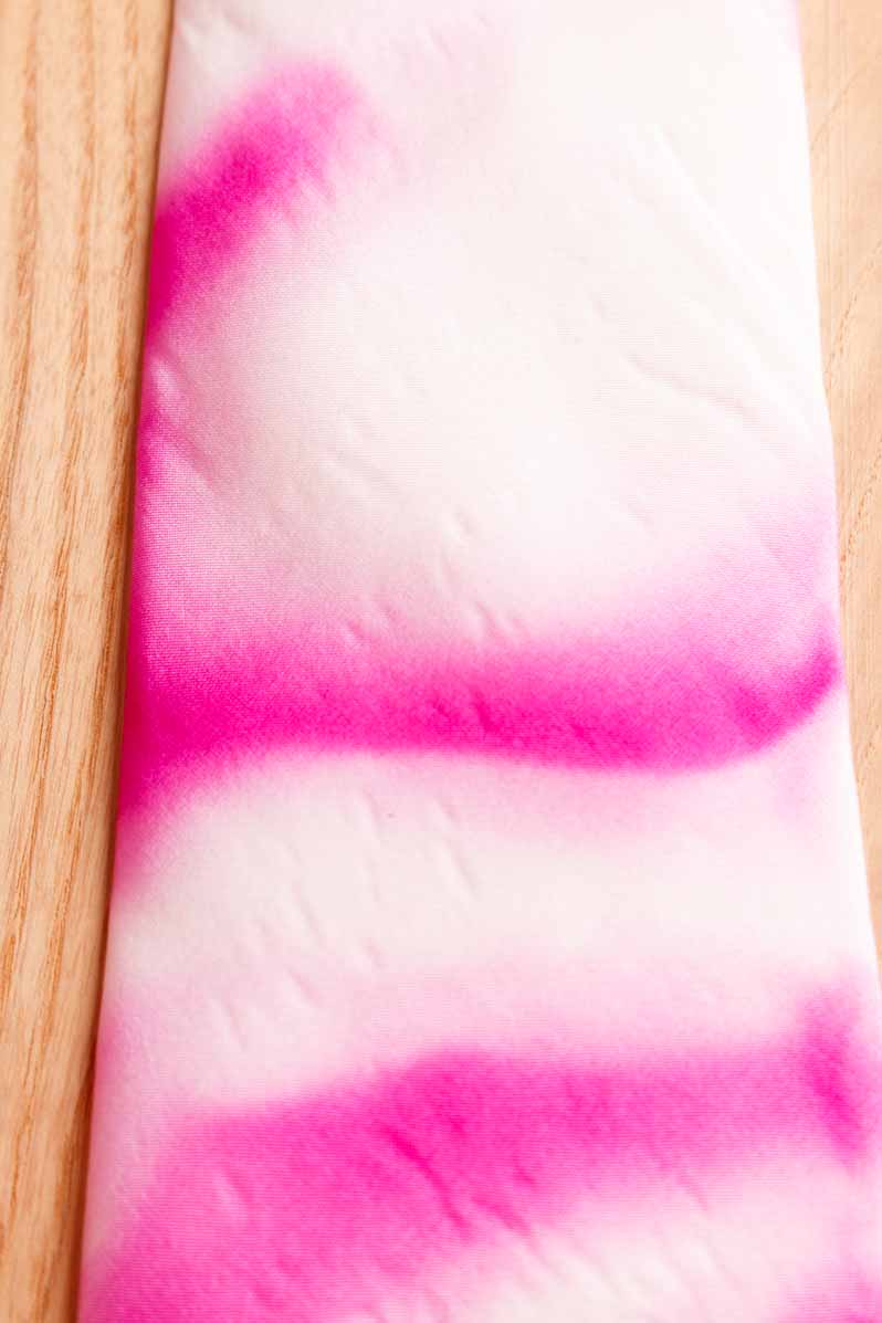 Damen Krawatte pink weiß Seide