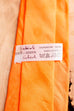 Damen Krawatte orange Seide Raupe
