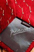 Picasso Krawatte rot Seide