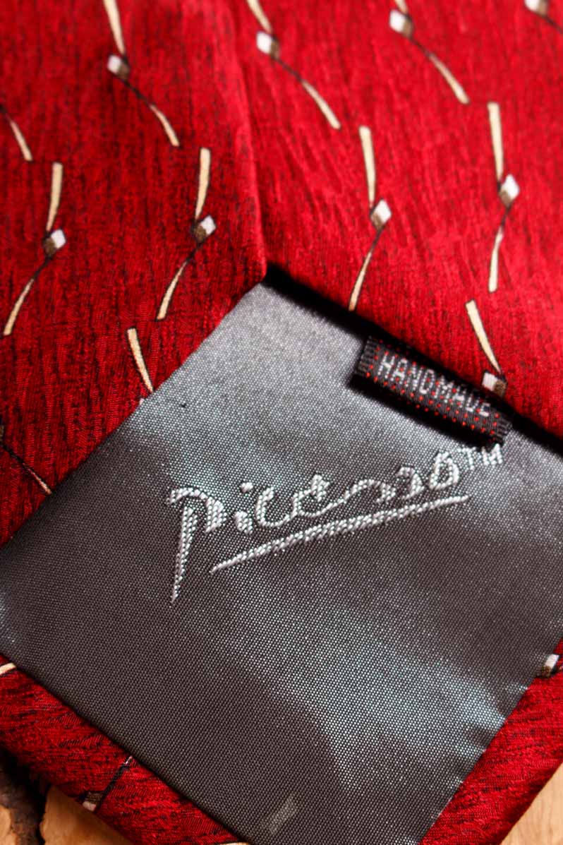 Picasso Krawatte rot Seide