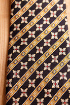 BOSS Krawatte schwarz gold