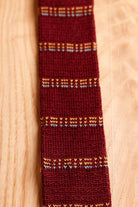 60s CACHAREL Strick Krawatte rot
