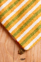 Wolle Krawatte orange Streifen