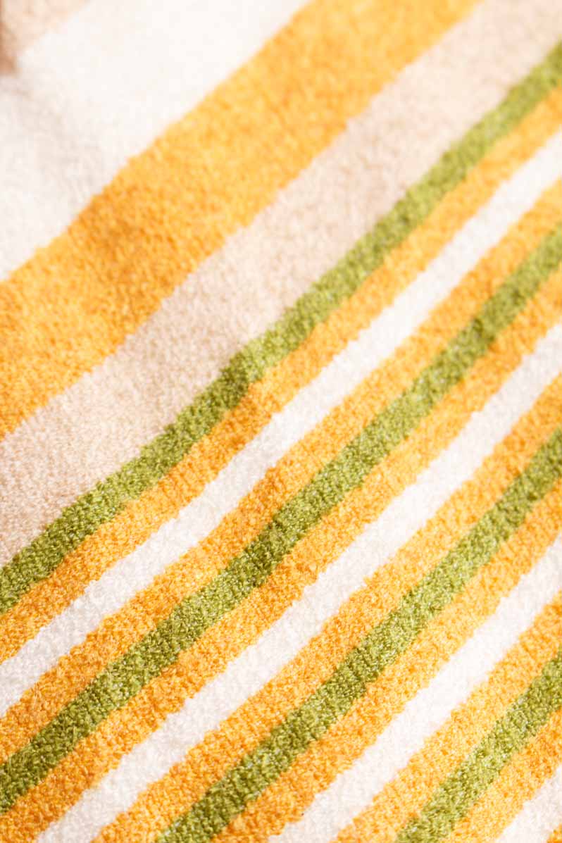 Wolle Krawatte orange Streifen