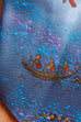 blaue Krawatte Höhlenmalerei