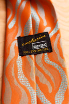 Vintage Krawatte orange