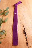 ADIDAS Krawatte lila Strick