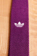 ADIDAS Krawatte lila Strick