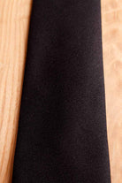 Vintage Schlips schwarz schlicht
