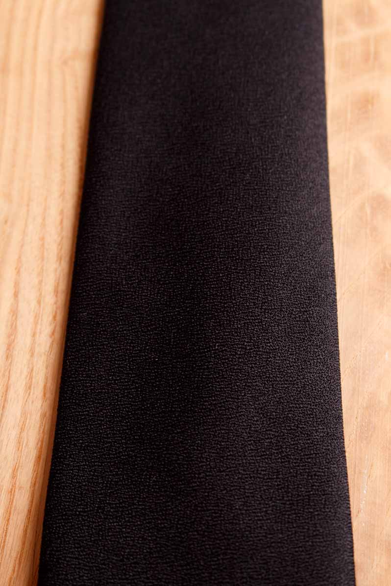 Vintage Schlips schwarz schlicht