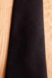 Vintage Schlips schwarz schlicht