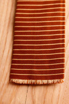 60s Schlips braun Seide
