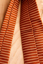 60s Schlips braun Seide