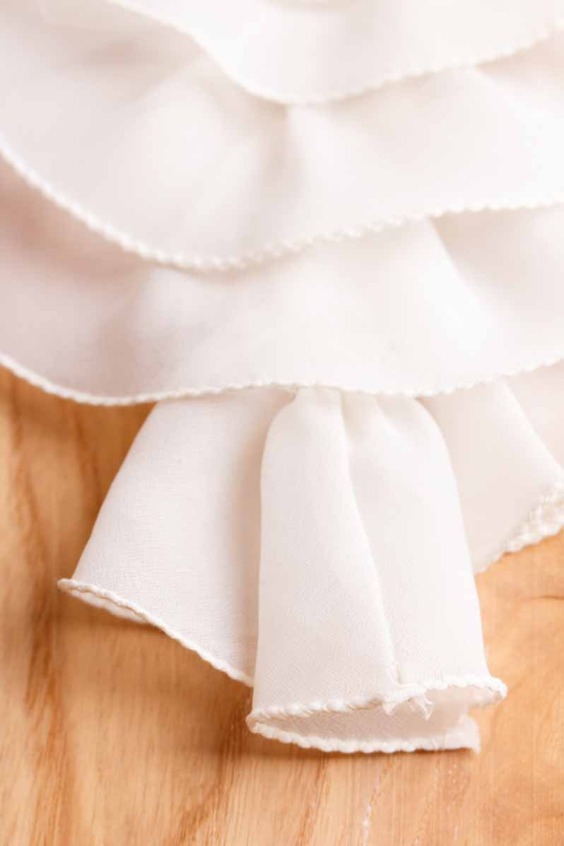 Jabot Rüschenkragen weiß