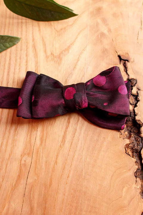 kleine Fliege pink Punkte
