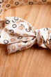 Vintage Fliege creme Satin