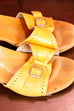 70s Holz Sandalen Mules