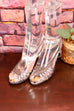 80s Riemchen Sandalen silber