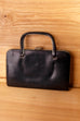 60er Jahre Handtasche schwarz 50er 60er Abendmode Frau Gothic real-rockabilly Rockabilly schwarz Sekretärin Special Tasche vintageberlin.de