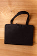 60s Handtasche flach schwarz Default Title 50er 60er Abendmode Frau Gothic real-rockabilly Rockabilly schwarz Sekretärin Special Tasche vintageberlin.de