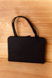 60s Handtasche flach schwarz 50er 60er Abendmode Frau Gothic real-rockabilly Rockabilly schwarz Sekretärin Special Tasche vintageberlin.de