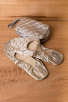 silber Tanzschuhe in Tasche