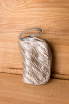 silber Tanzschuhe in Tasche