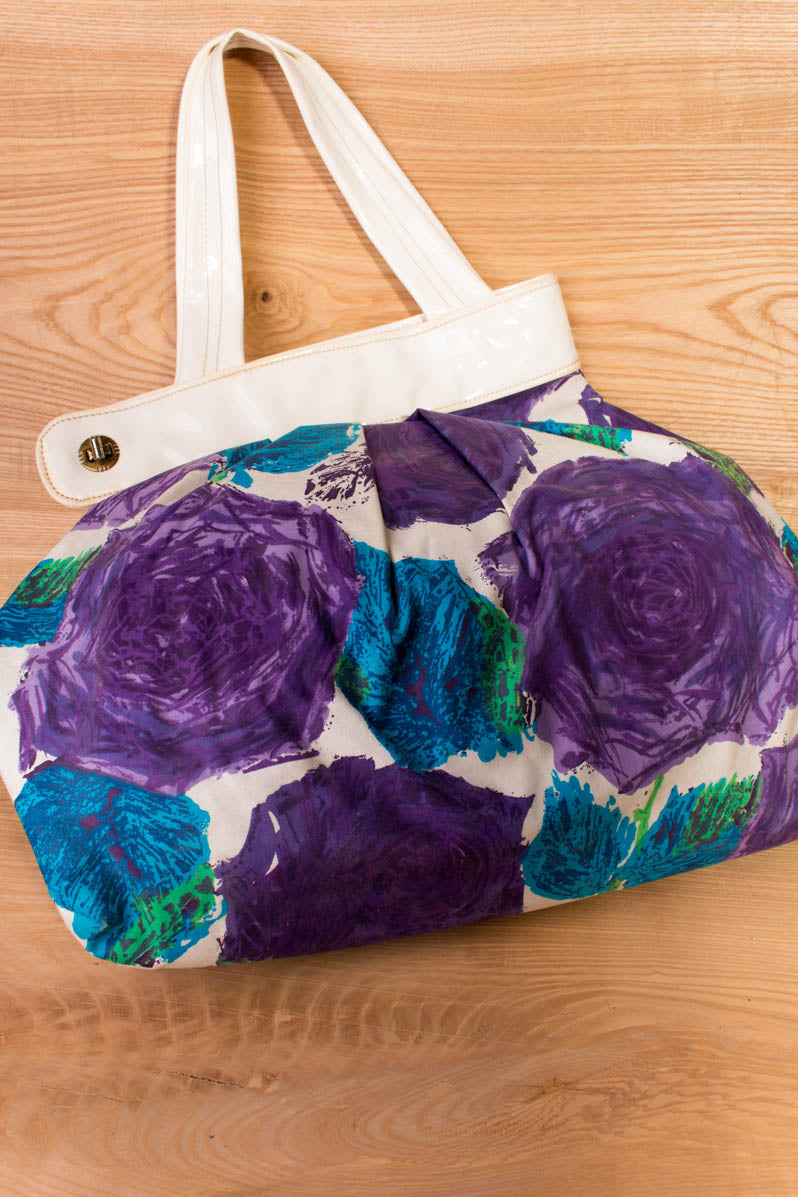 Vintage Handtasche Blumen