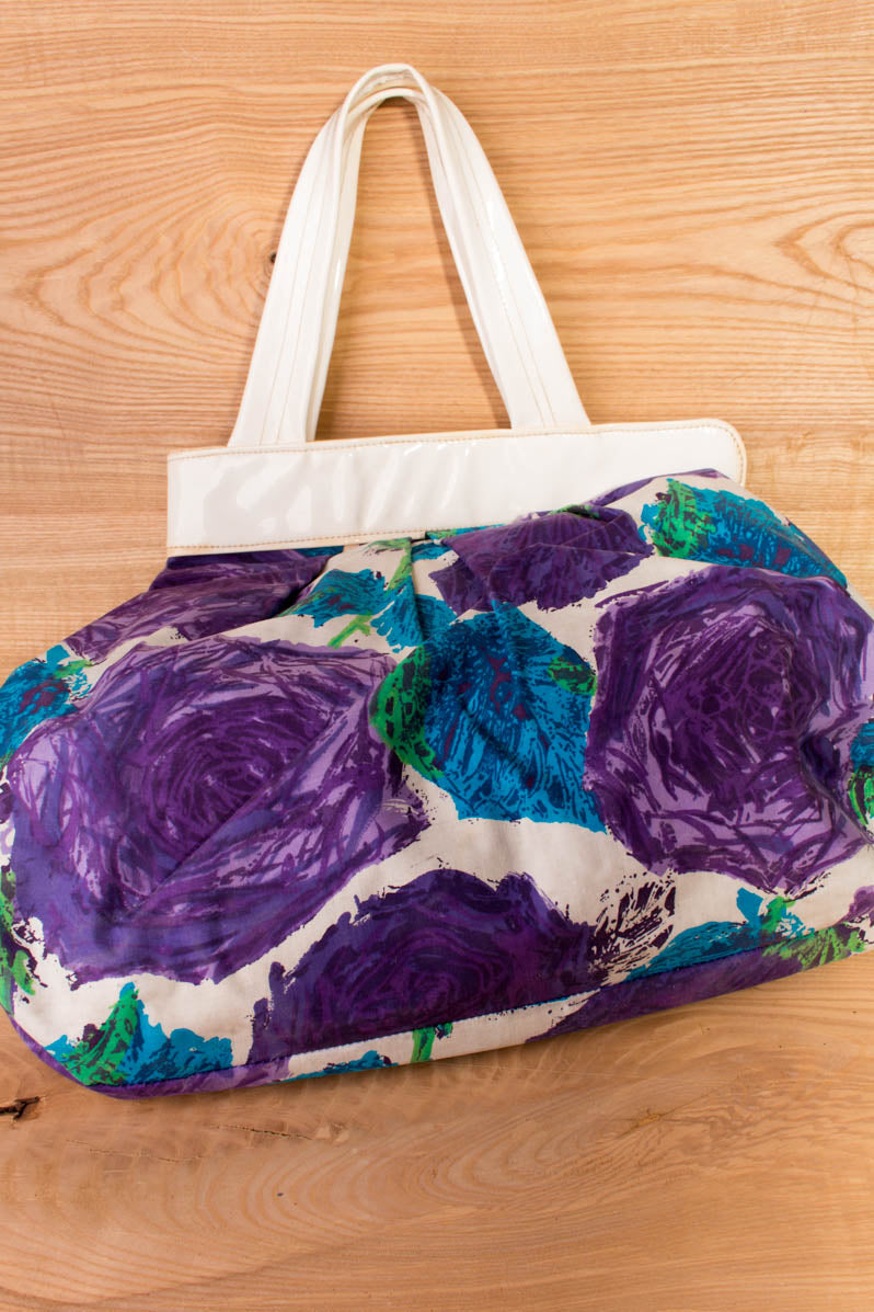 Vintage Handtasche Blumen