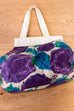 Vintage Handtasche Blumen 50er 60er Boho bunt Disco Frau lila real-disco real-rockabilly Rockabilly Schlager Special Tasche vintageberlin.de