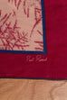 Vintage Seidenschal Paul Renard 70er Accessoires Boho bunt Designer lila rosa Sekretärin Special Tuch Unisize vintageberlin.de