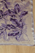 Vintage Seidentuch lila blau