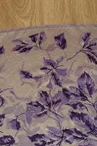 Vintage Seidentuch lila blau