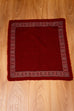 Wolltuch weinrot 60er 70er Accessoires Boho bunt Dandy Disco Rockabilly rot Special Tuch Unisize vintageberlin.de