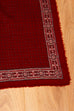 Wolltuch weinrot 60er 70er Accessoires Boho bunt Dandy Disco Rockabilly rot Special Tuch Unisize vintageberlin.de