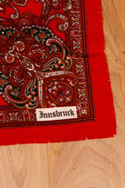 Wolltuch rot Innsbruck