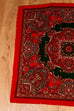 Wolltuch rot Innsbruck 70er 80er Accessoires Boho bunt Dandy Disco Rockabilly rot Special Tuch Unisize vintageberlin.de