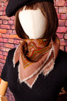 Wolltuch beige Paisley