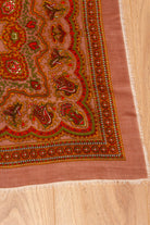 Wolltuch beige Paisley