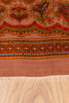 Wolltuch beige Paisley