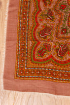 Wolltuch beige Paisley