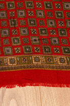 Schaltuch rot Muster