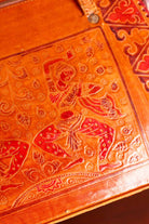 Boho Ledertasche braun Indien
