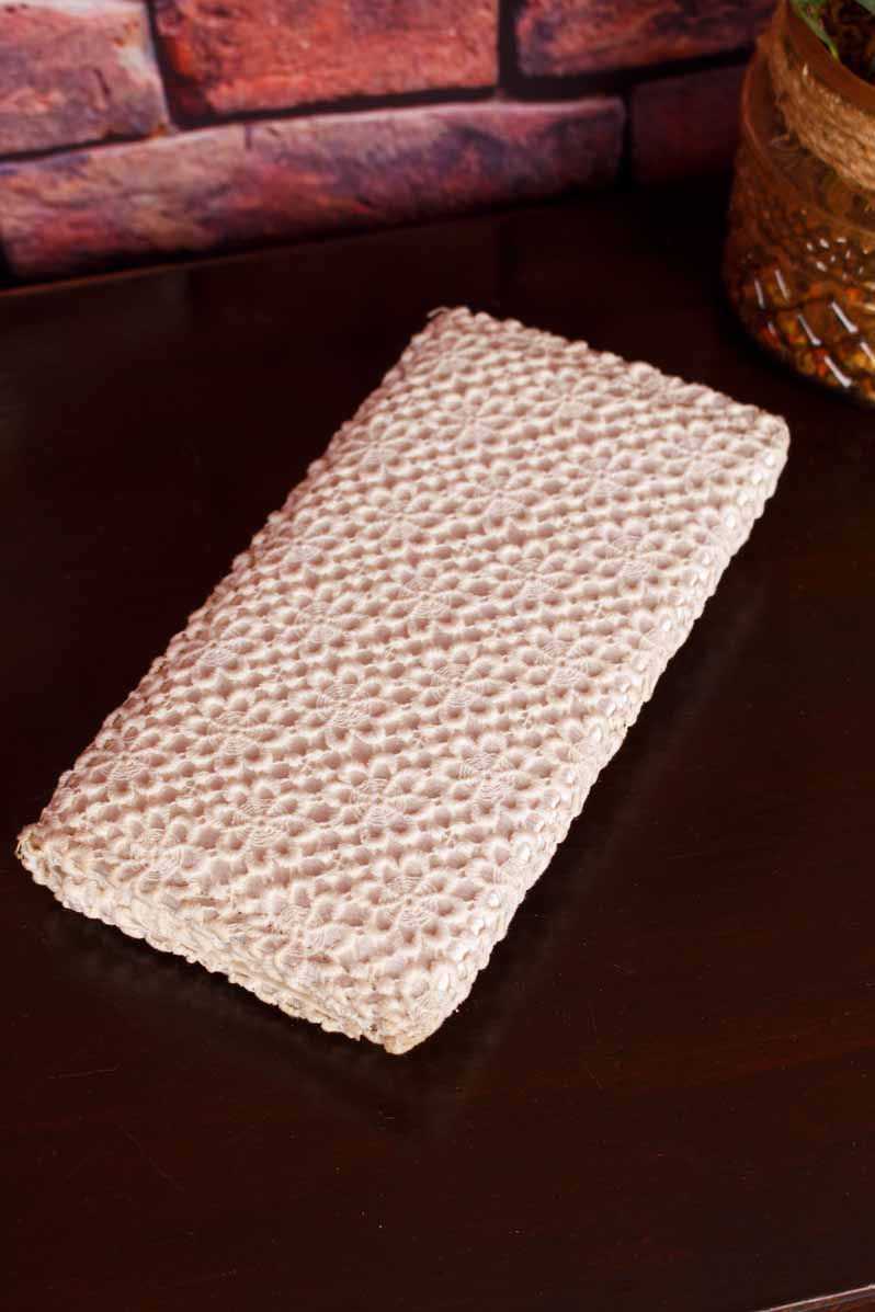 weiße Spitzen Tasche Clutch