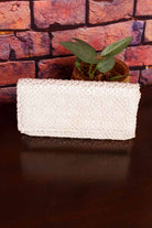 weiße Spitzen Tasche Clutch